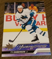 2023-24 Upper Deck Series 2 Young Guns #460 Ty Emberson San Jose Sharks